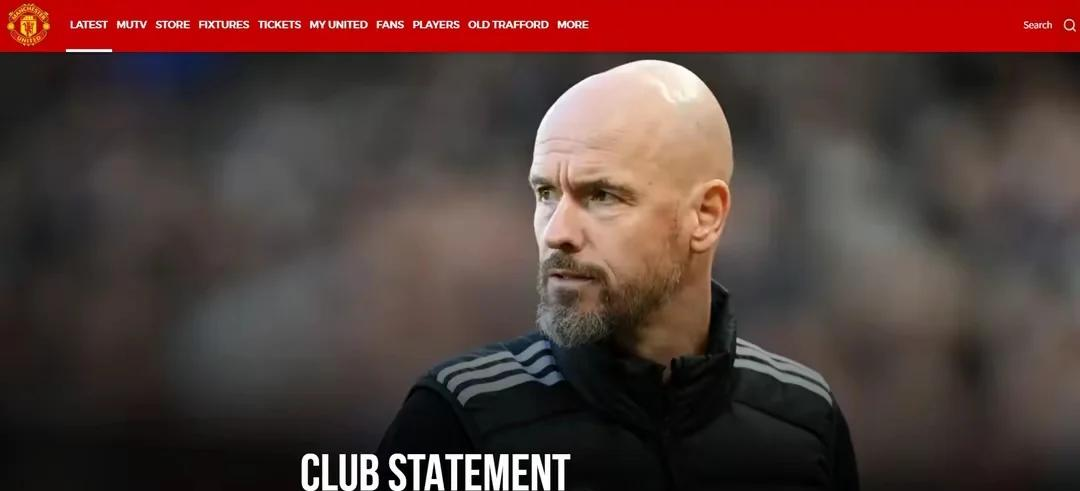 包含曼联官方宣布解雇主帅滕哈赫，球迷担心球队未来走向的词条